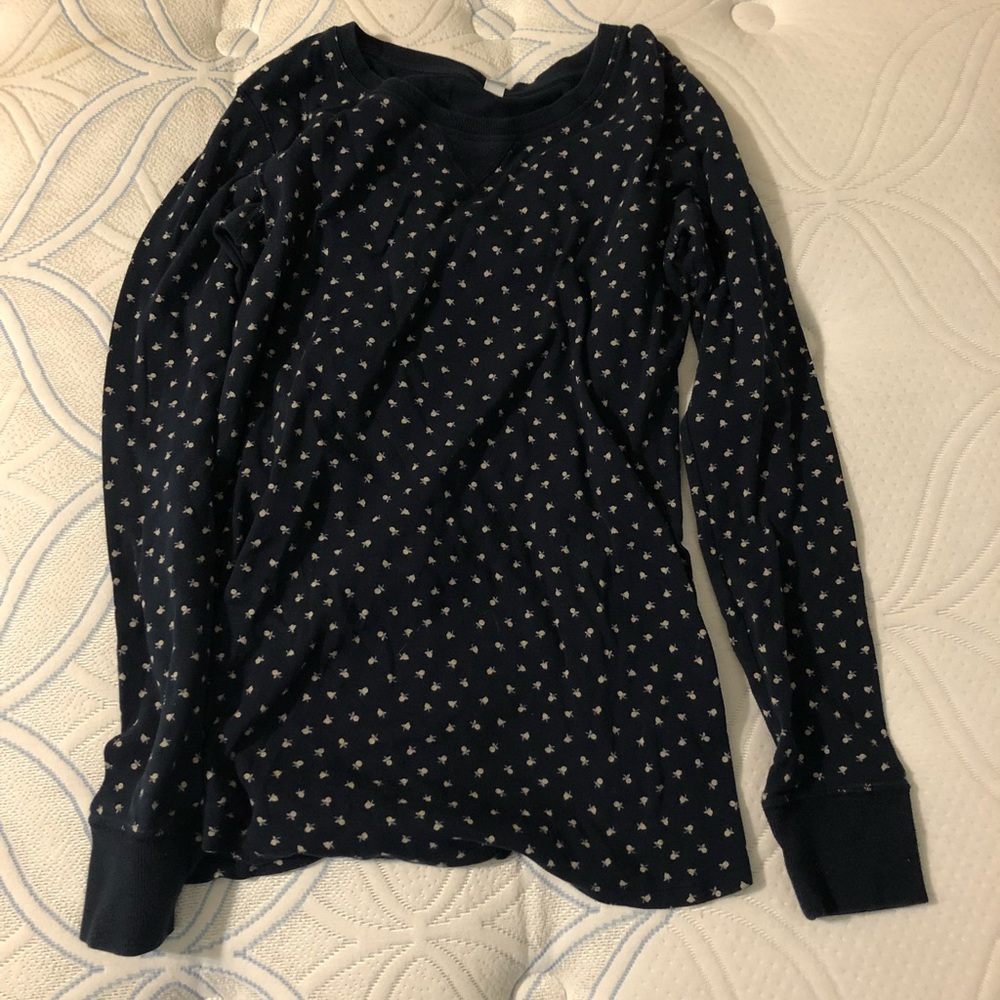 Long sleeved patterned shirt